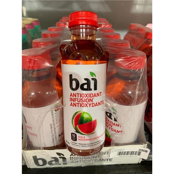 CASE LOT - Bai Antioxidant infusion Watermelon drink, 12x530ml