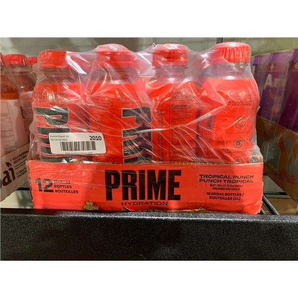 CASE LOT- PRIME hydration tropical punch sports drink, 12x500ml