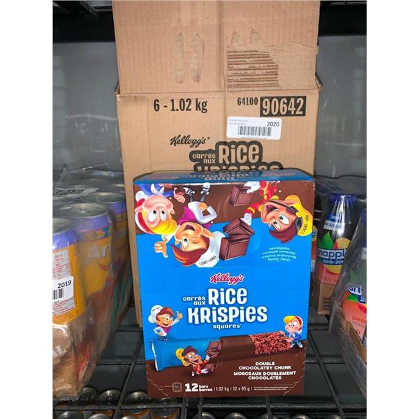 CASE LOT - Rice Krispies squares double chocolately chunk. 6x1.02kg