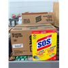 Image 2 : CASE LOT - S.O.S Soap filled steel wool pads 6x10 pads