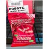 Image 1 : CASE LOT - Tangy Zangy sour strawberry twisties candy 14x127g