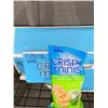 Image 1 : CASE LOT - Crispy minis sour cream & onion rice chips 12x100g