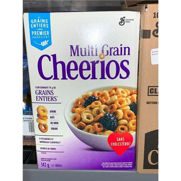 CASE LOT - General mills multi grain cheerios 10x342g