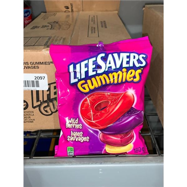 CASE LOT - LifeSavers gummies wild berry candies, 12x180g