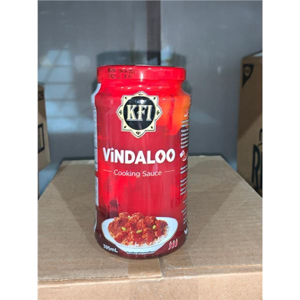 CASE LOT - KFI Vindaloo cooking sauce 12x395ml