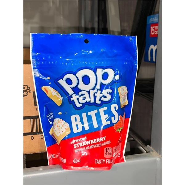 CASE LOT - POP.Tarts bites, frosted strawberry flavour 6x3.5oz