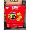 Image 1 : CASE LOT - Ritz mini snack packs 12x180g