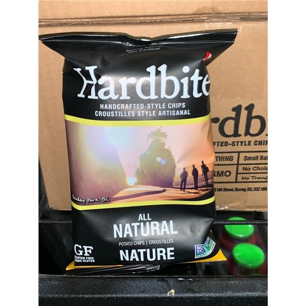 CASE LOT - Hardbite handcrafted all natural potato chips 30x50g