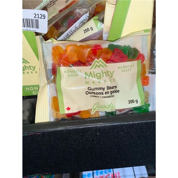CASE LOT - Mighty Marked gummy bears 20x200g