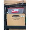 Image 1 : CASE LOT - Rubbermaid tupperware container 2x9.4L capacity