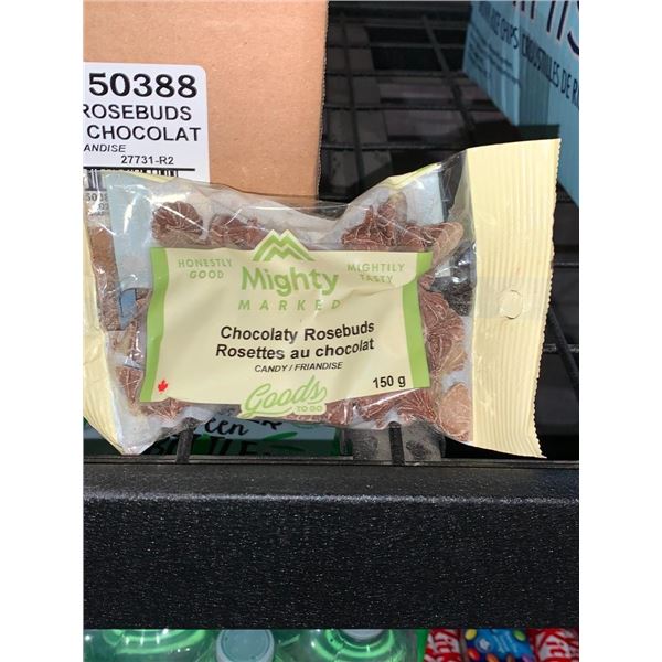 CASE LOT - Mighty Marked Chocolaty rosebuds 20x150g