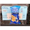 Image 2 : CASE LOT - Crispy minis salt & vinegar rice chips 12x100g