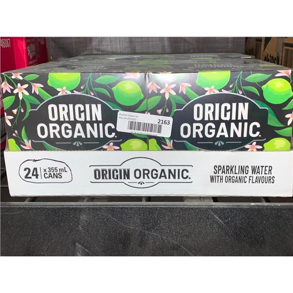 CASE LOT - Origin Organic sparkling water 24x355ml