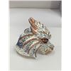 Image 2 : Sculpted Dragon Head Natural Garnet 1.12 Carat .925 Silver Ring with Appraisal Certificate $950.00