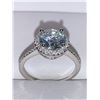 Image 1 : Ladies Moissanite 2.00 Carat Solitaire St in Rhodium Plated .925 Silver Ring with Apprasial Certific
