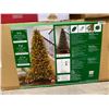 Image 1 : 9ft Artificial Christmas tree, with multi-color LED lights setup options.