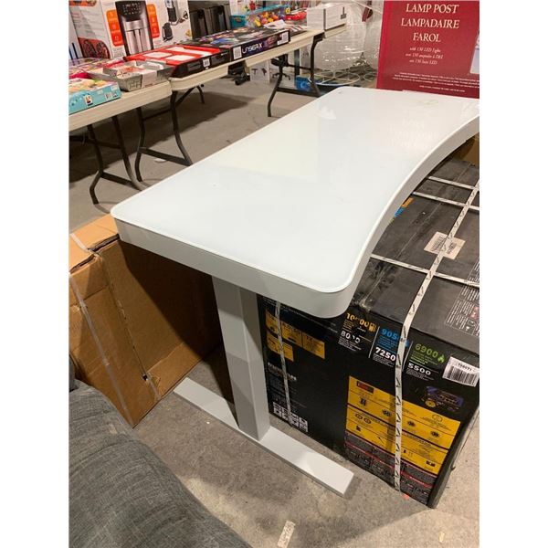 Adjustable Height Desk with USB Ports And Plug Ins
