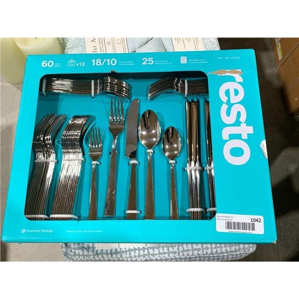 Resto 60 pieces cutlery set in box.