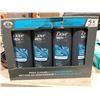 Image 1 : Dove mens body wash 4 bottles in box.