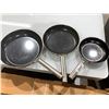 Image 1 : Lot of 3 Blue Diamond non Stick Frying Pans