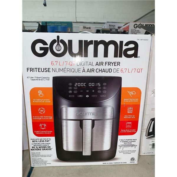 Gourmia 6.7L Digital air fryer.