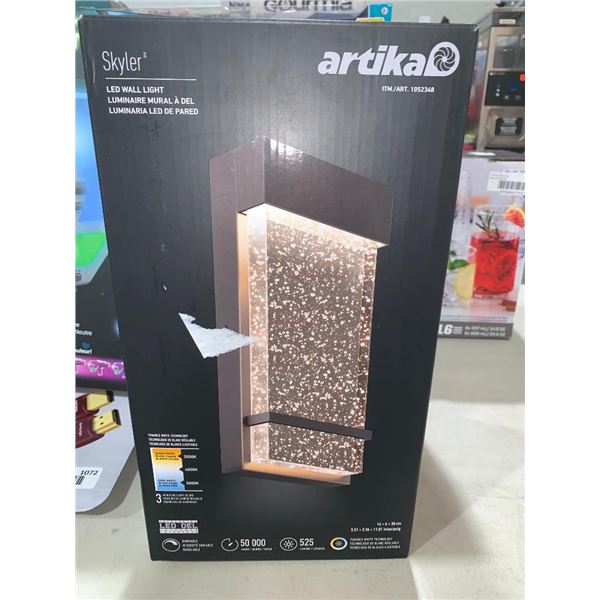Artika- Skyler interior LED wall light.