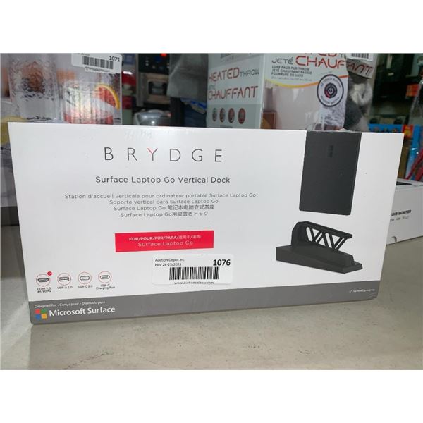 Microsoft surface -Brydge surface Laptop go vertical dock.
