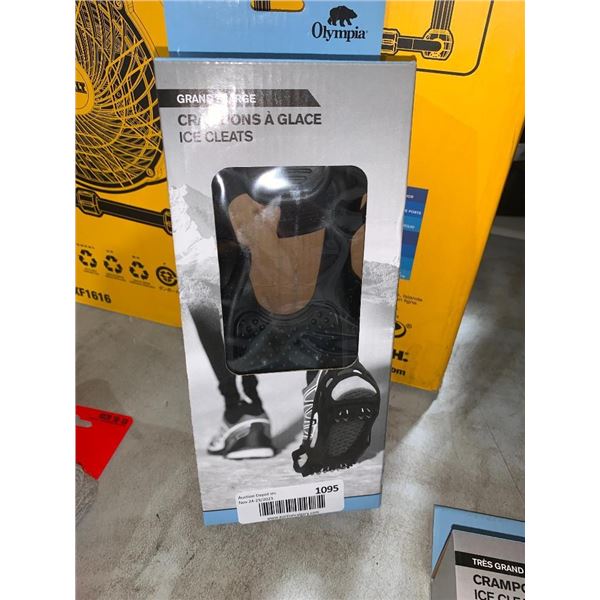 Olympia Ice Cleats- large size.