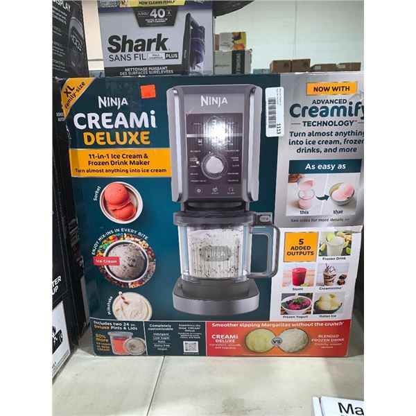 NINJA creami deluxe - 11 in 1 cream and frozen drink maker.