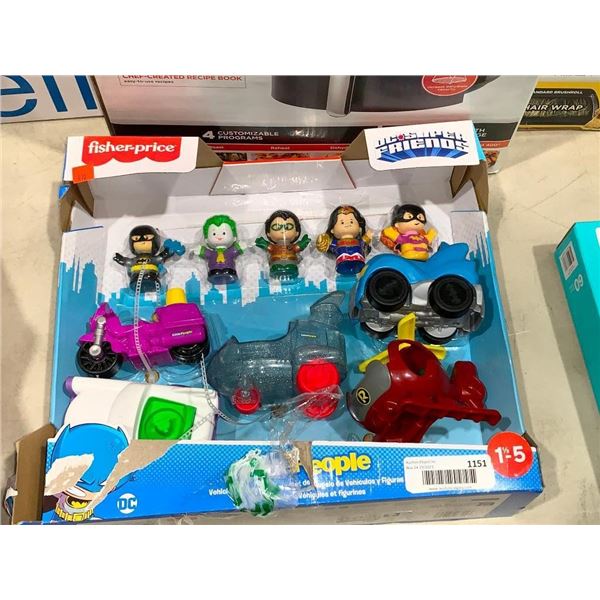 Fisher Price DC Super Friends Vehicle & Figure Gift Set