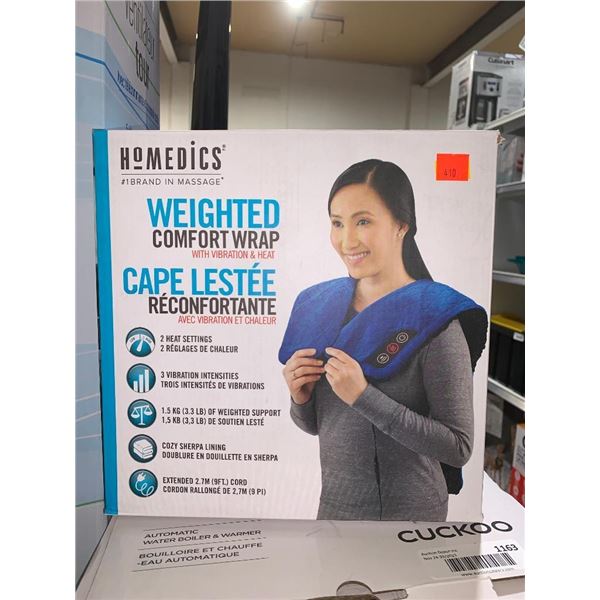 Homedics Weighted Comfort Wrap w/ Vibration & Heat