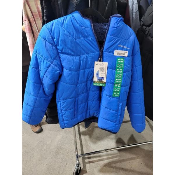 Eddie Bauer Youth Reversible Jacket Size XL - 14/16