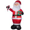 Image 2 : Giant 3.66 m (12 ft.) Inflatable Santa - Blower Not Turning On