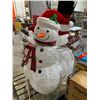 Image 2 : Lot of 3 Large LED Light Outdoor Snowman Decorations