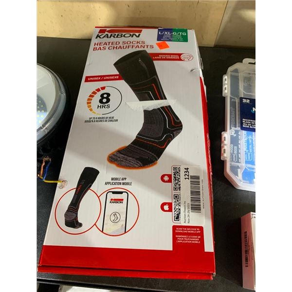 Karbon Heated Socks Unisex L/XL