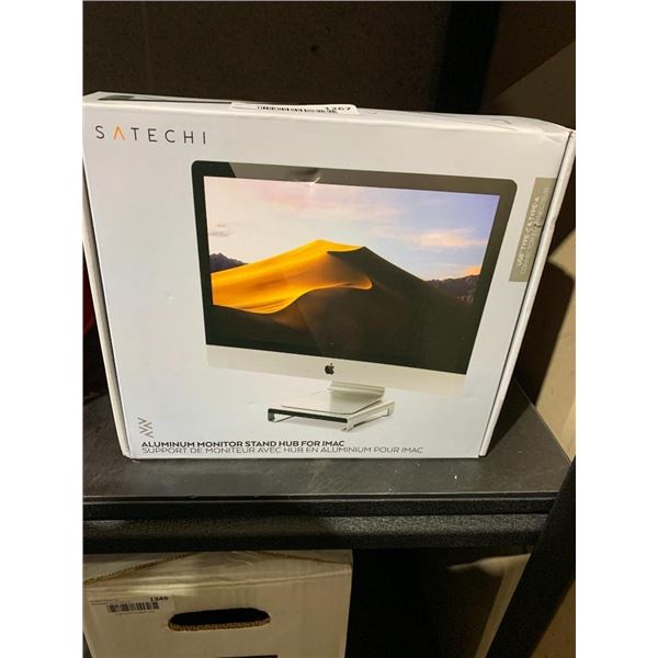 Satechi Aluminum Monitor Stand Hub for IMAC