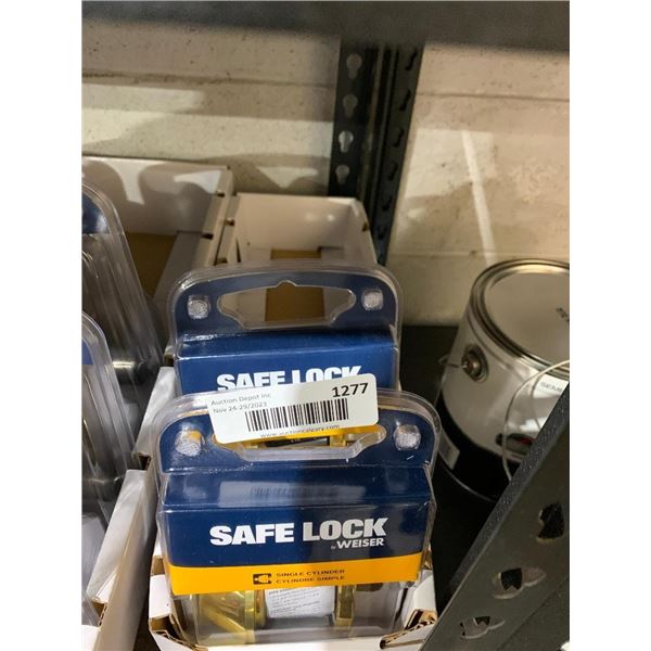 Weiser Single Cylinder Safe Lock Deadbolt