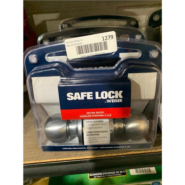 Weiser Safe Lock Keyed Entry Lot of 3