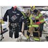 Image 1 : Lot of 2 Dress Up Outfits Police Size 3-4 Fireman Size 5-6