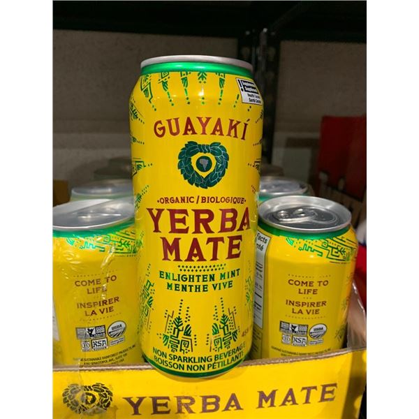 Guayaki Yerba mate Enlighten Mint Non Sparkling Beverage 12x458ml