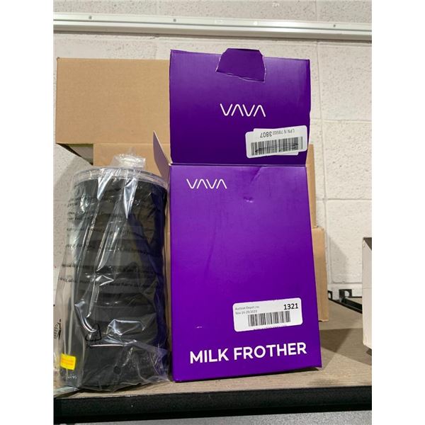 Milk Frother, Paris Rhône 4-in-1 Electric Coffee Frother, Non-Slip Stylish Design, Hot & Cold Milk S