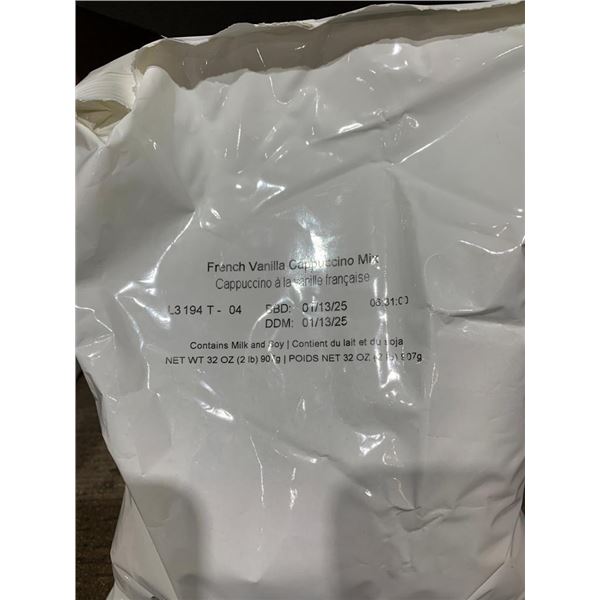 French Vanilla Cappuccino Mix 6x2Lb Bags