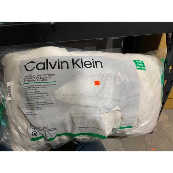 Calvin Klein King Size Pillows - Set of 2