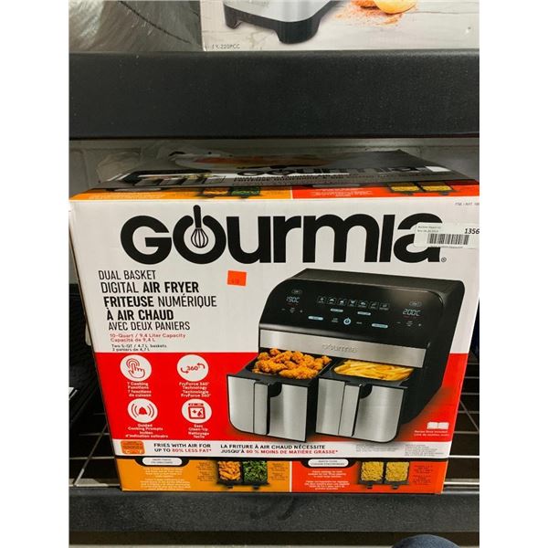 Gourmia Dual Drawer Digital air fryer.