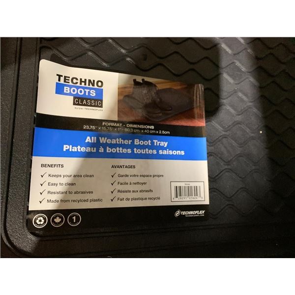 Techno Boots Classic Set of 2 All Weather Boot Trays