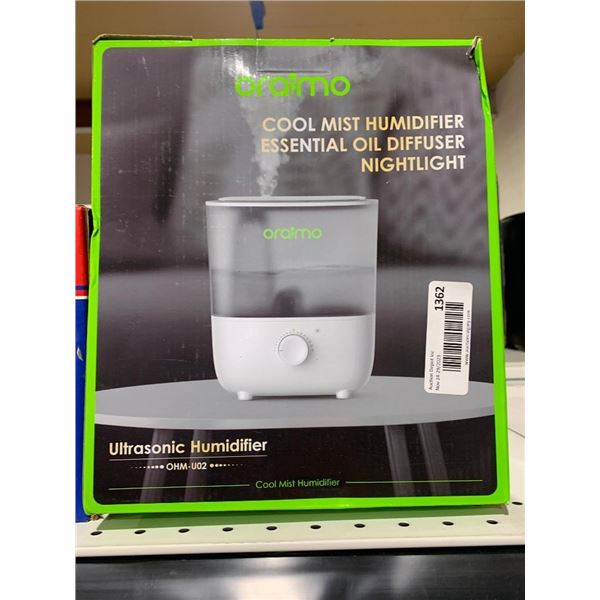 oraimo Ultrasonic Cool Mist Humidifier