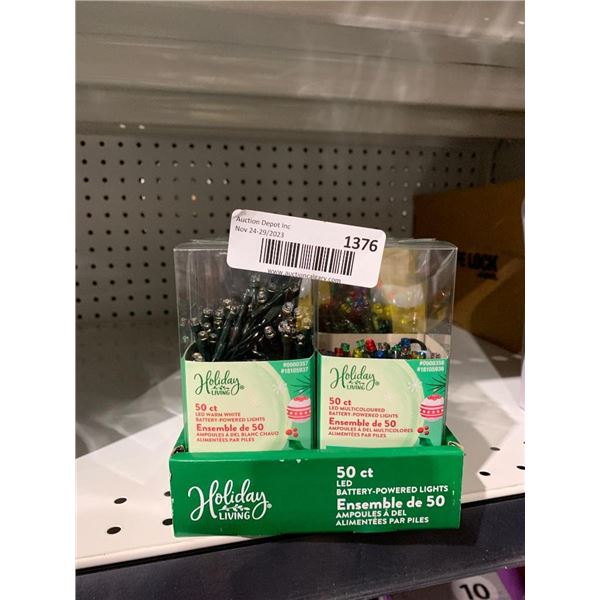 Holiday Living LED Microdot String Lights - Lot of 8