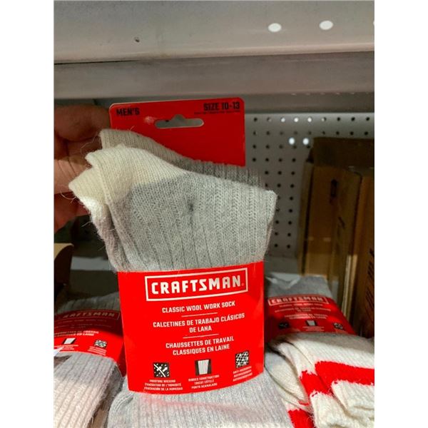 Craftsman Classic Wool Work Socks Mens 10-1 Lot of 3