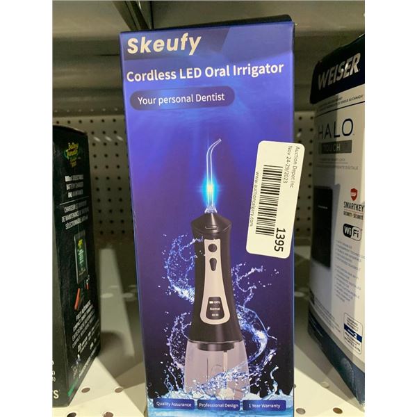 Skeufy Cordless LED oral irrigator. your personal dentist.