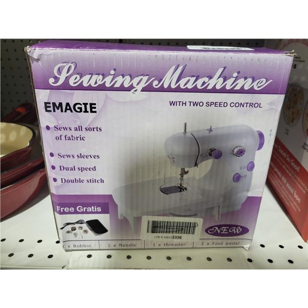 Emagie - Sewing Machine with two speed control.